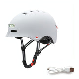 Capacete de Ciclismo com Luz Traseira para Bicicleta